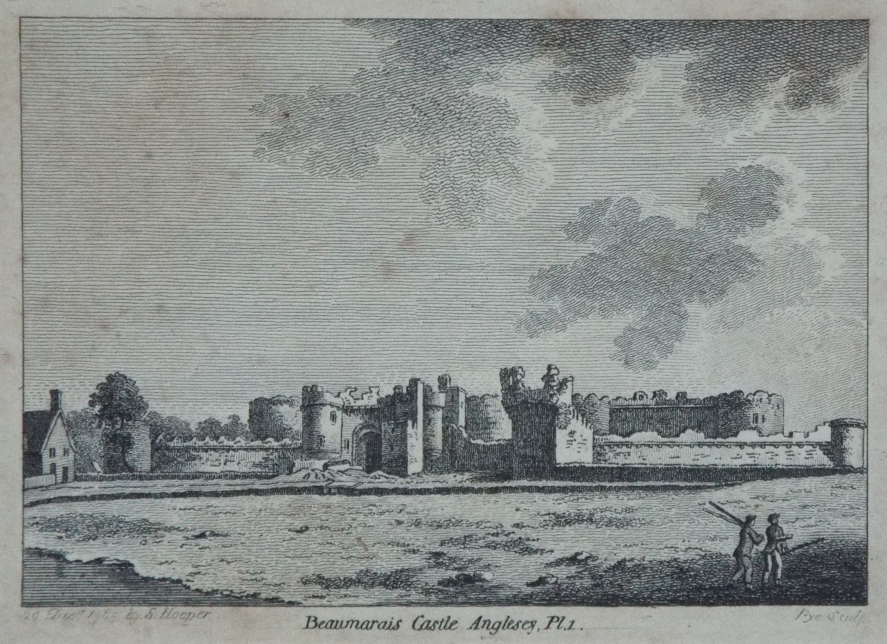 Print - Beaumaris Castle. Pl.1. - 